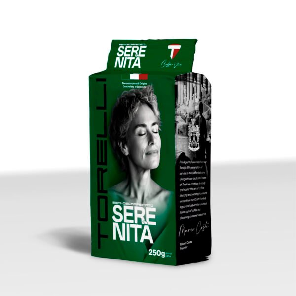 Torelli Serenita - Kawa mielona o obniżonej zawartości kofeiny 250g