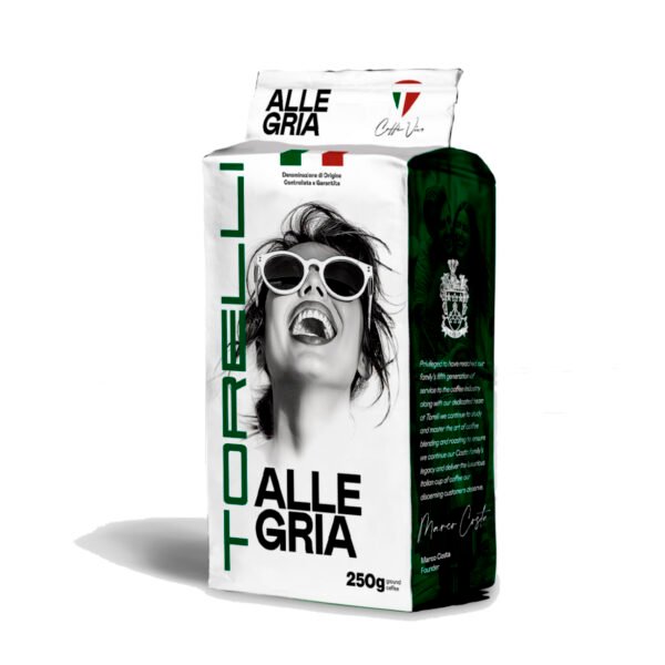 Torelli Allegria - Kawa Mielona 100% Arabica 250g