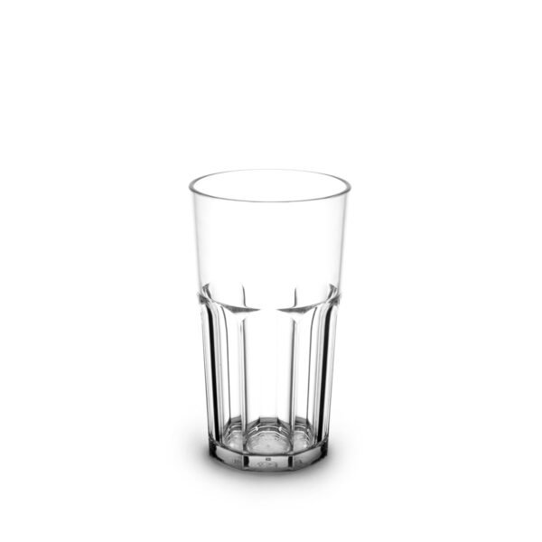 Szklanka z poliwęglanu Retro 330ml (0,3L) 12 sztuk bezbarwna