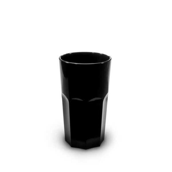 Szklanka z poliwęglanu Retro 330ml (0,3L) 12 sztuk czarna